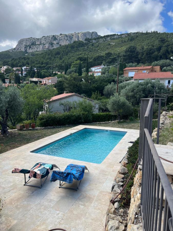 Hauteurs De Toulon : Charmant Studio Piscine Exterior photo